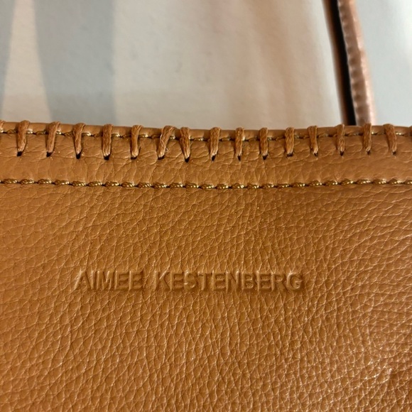AIMEE KESTENBERG Leather Shoulder Handbag Purse Satchel Multiple Pockets Bag - Picture 9 of 16